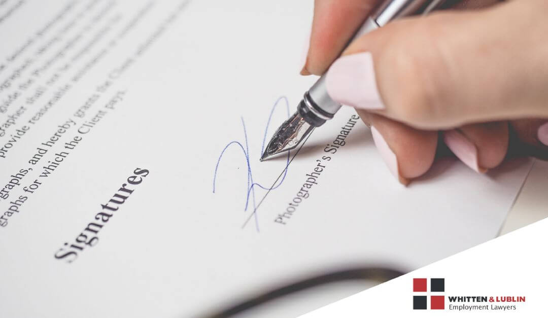 How Does an Employment Contract Become Legally Binding