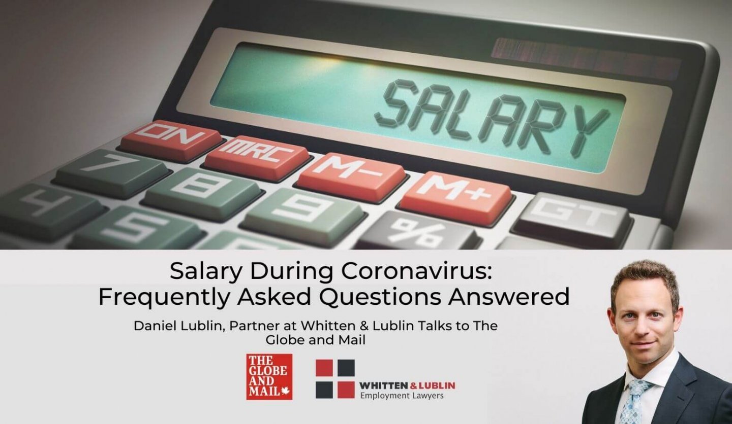 salary during Coronavirus