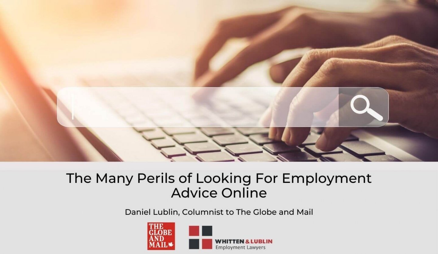 Employment advice online