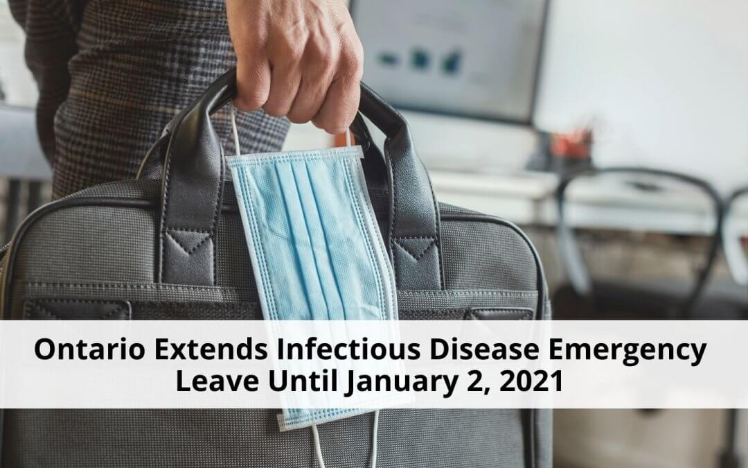 Infectious Disease Emergency Leave Extended