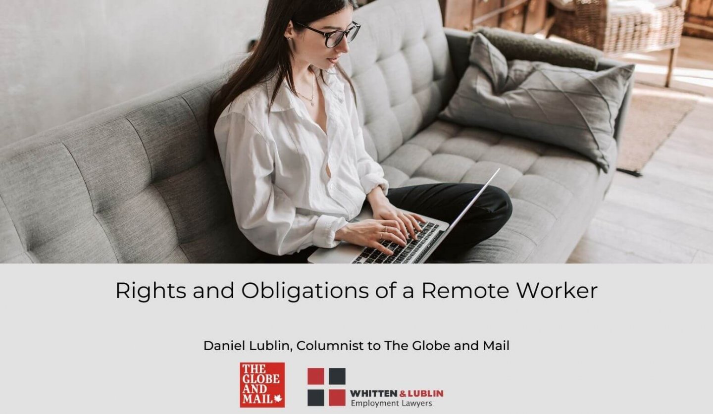 Rights and obligations of a remote worker
