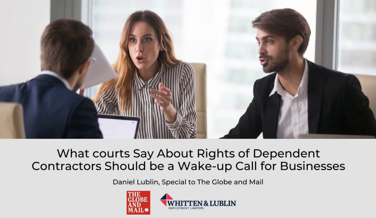 Rights of dependent contractors