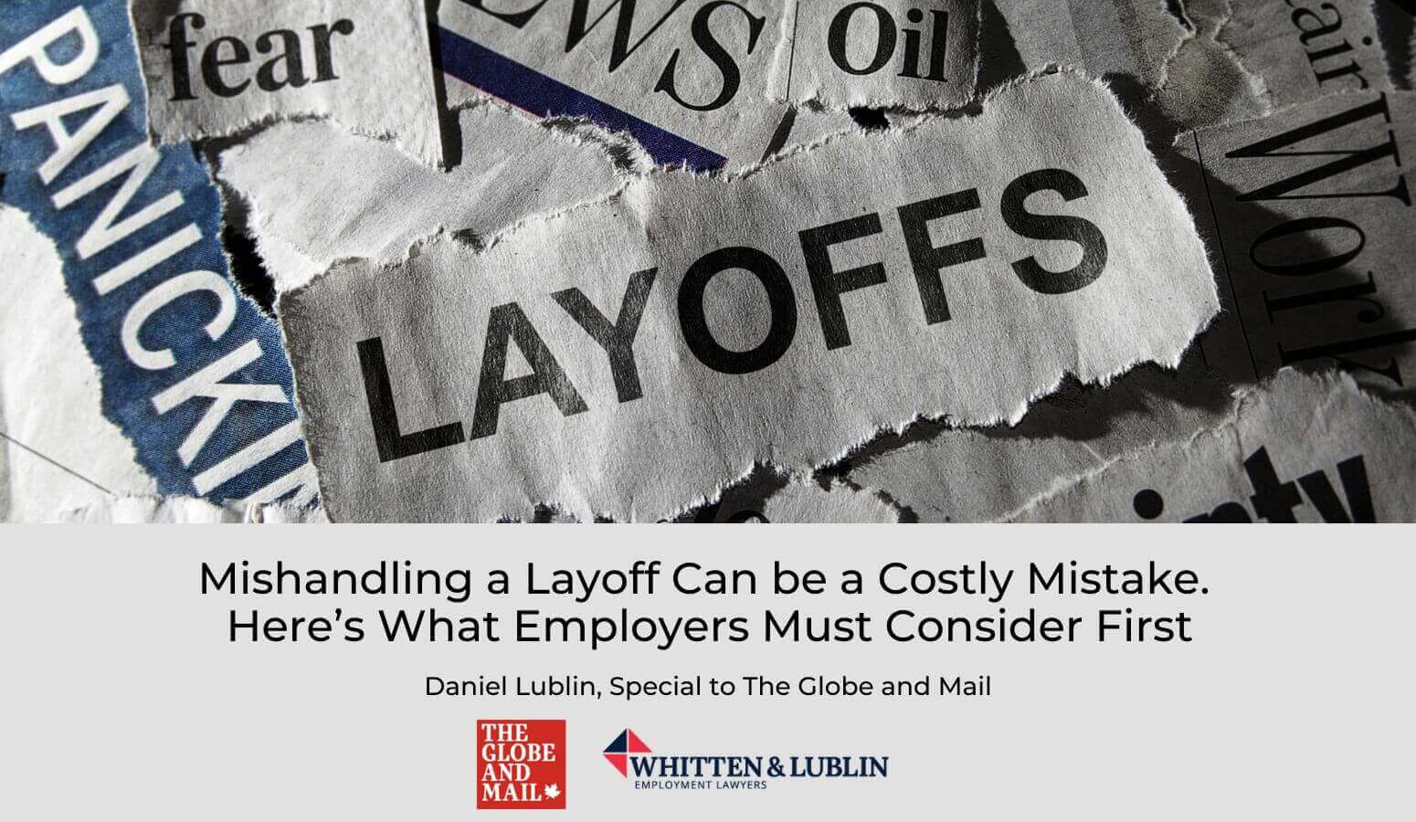 Featured image for “Mishandling a Layoff Can Be a Costly Mistake for Employers”